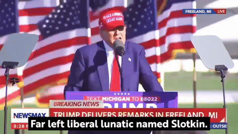 "Far Left Liberal Lunatic named Slotkin"