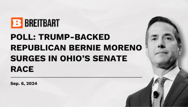 POLL: Trump-backed republican bernie moreno surges in ohio's senate race