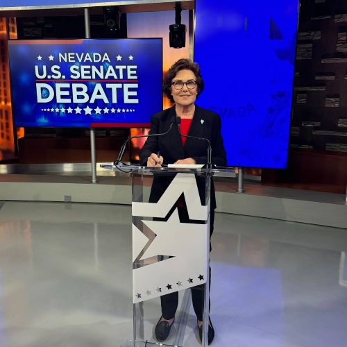 Jacky Rosen at the U.S. Senate Debate