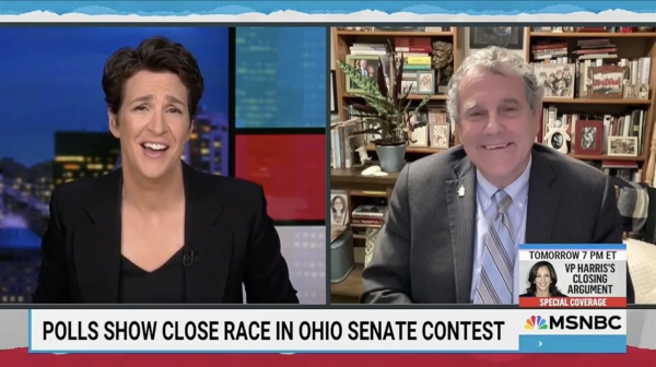 Sherrod Brown with Rachel Maddow